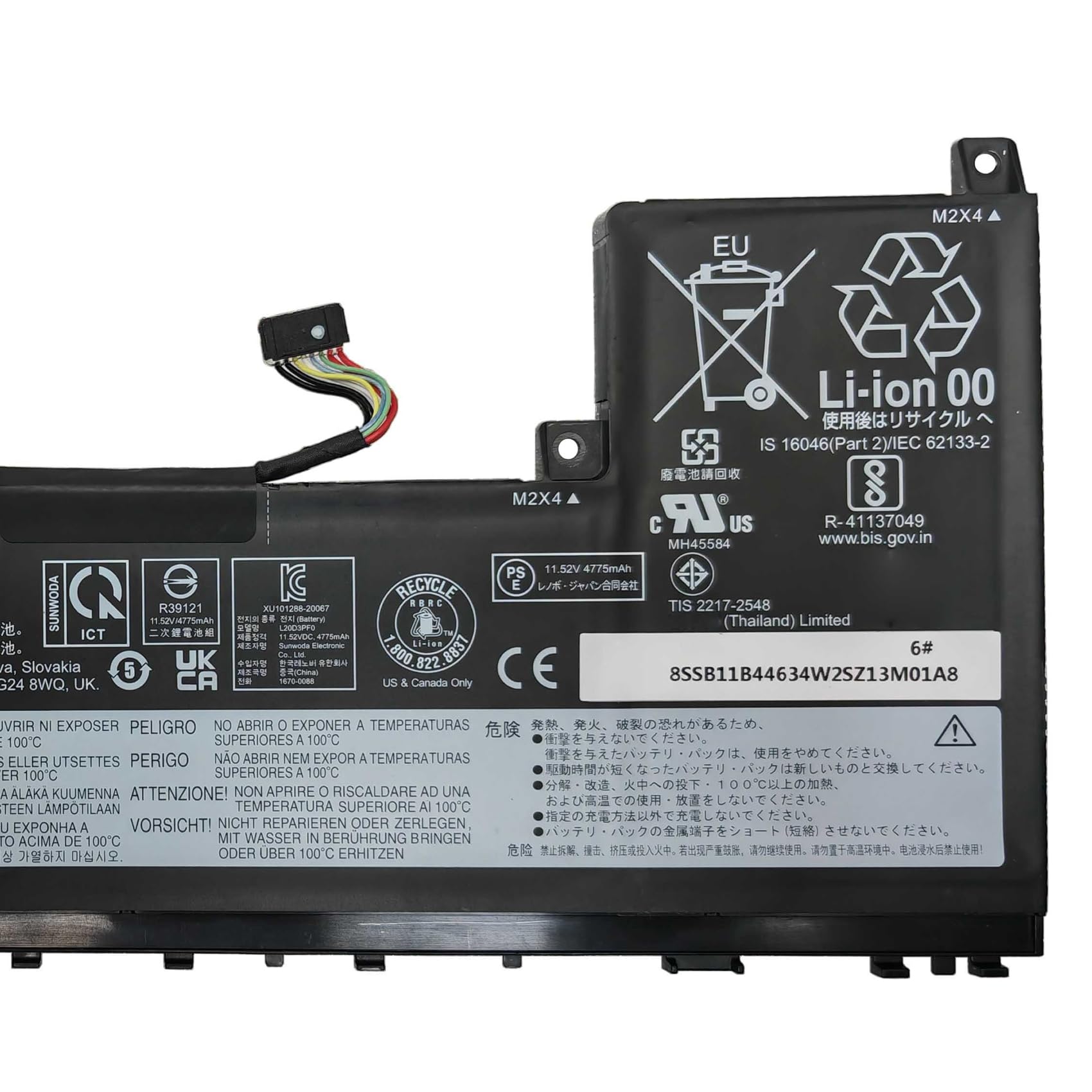 Amazon.com: FCZFCZ L20D3PF0 Battery 56.5Wh 4905mAh Replacement for
